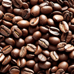 A close-up of finely ground, high-quality Arabica coffee beans, showcasing their rich texture and aroma.